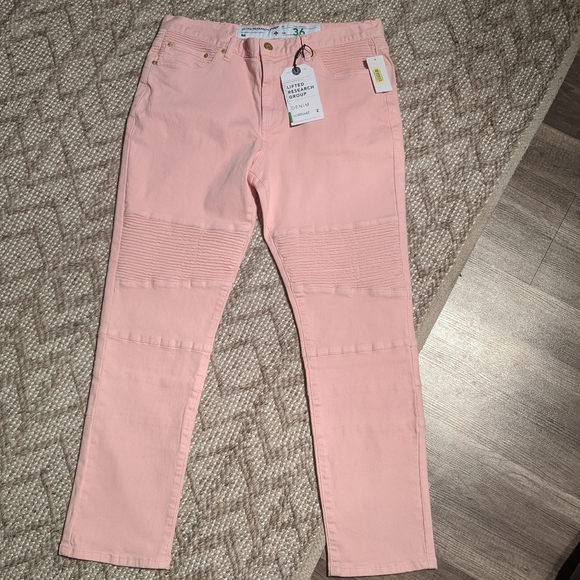 Lrg Other - 🌸 SOLD 🌸LRG men's pink Moto jeans, 36 waist